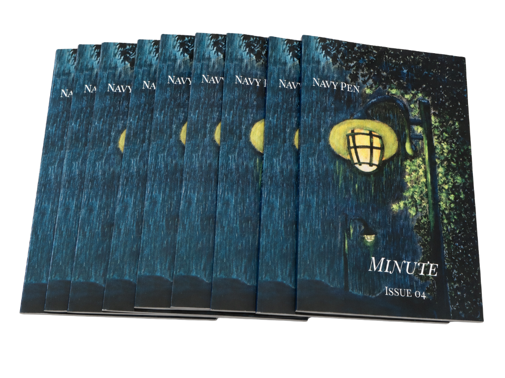 Printed copies of Navy Pen Issue 04: Minute