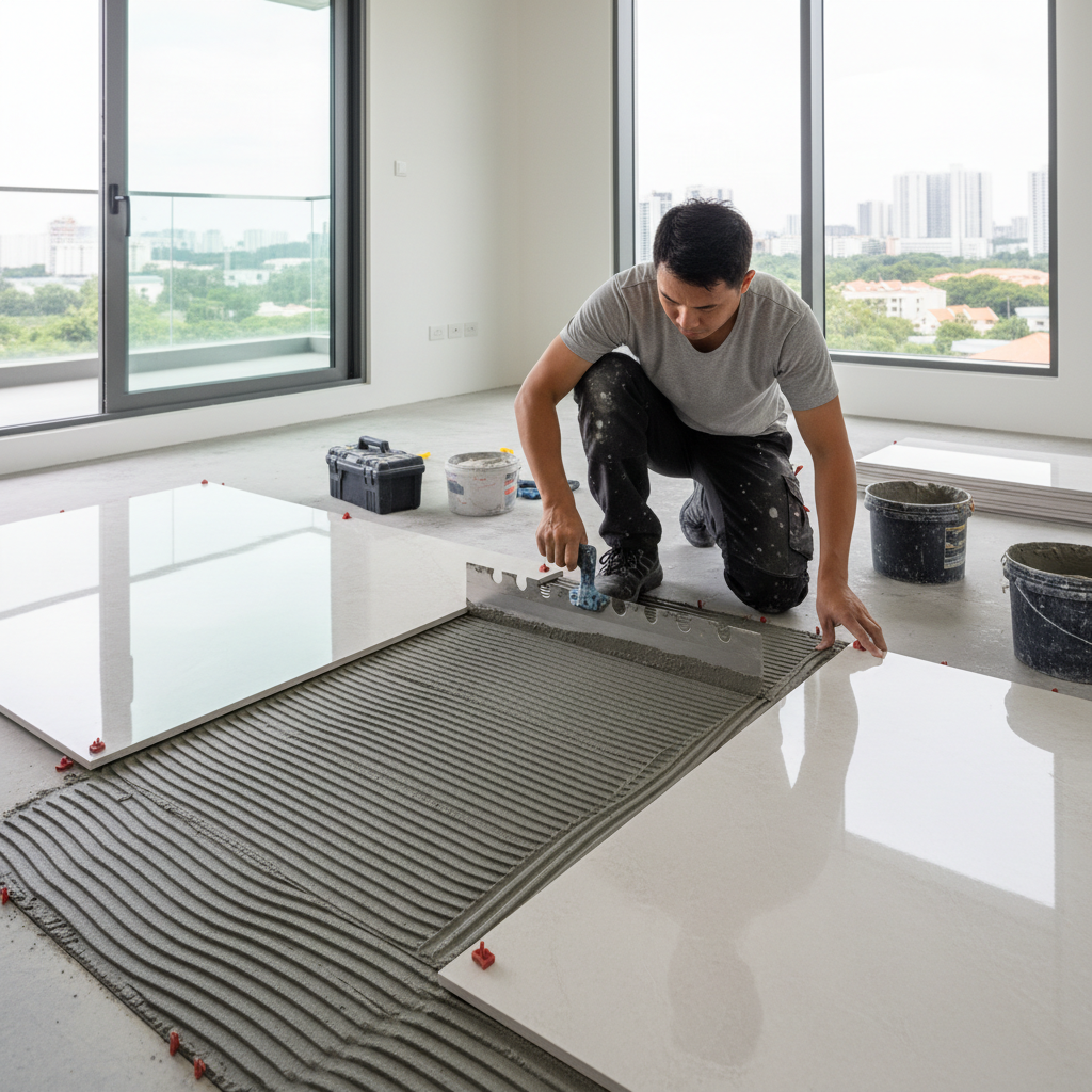 Floor tiling Singapore