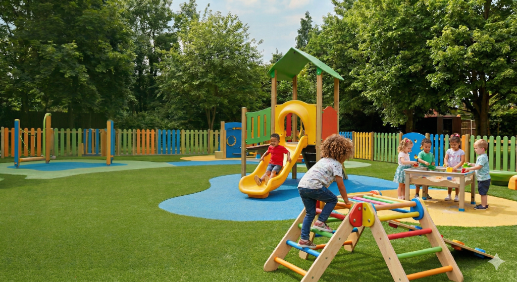 SS 457 and EN 1176 certified school playground equipment installation Singapore