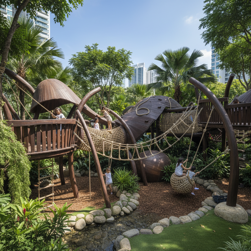 Custom made playground design Singapore