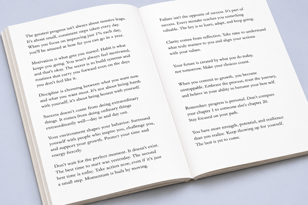 Your personalized book