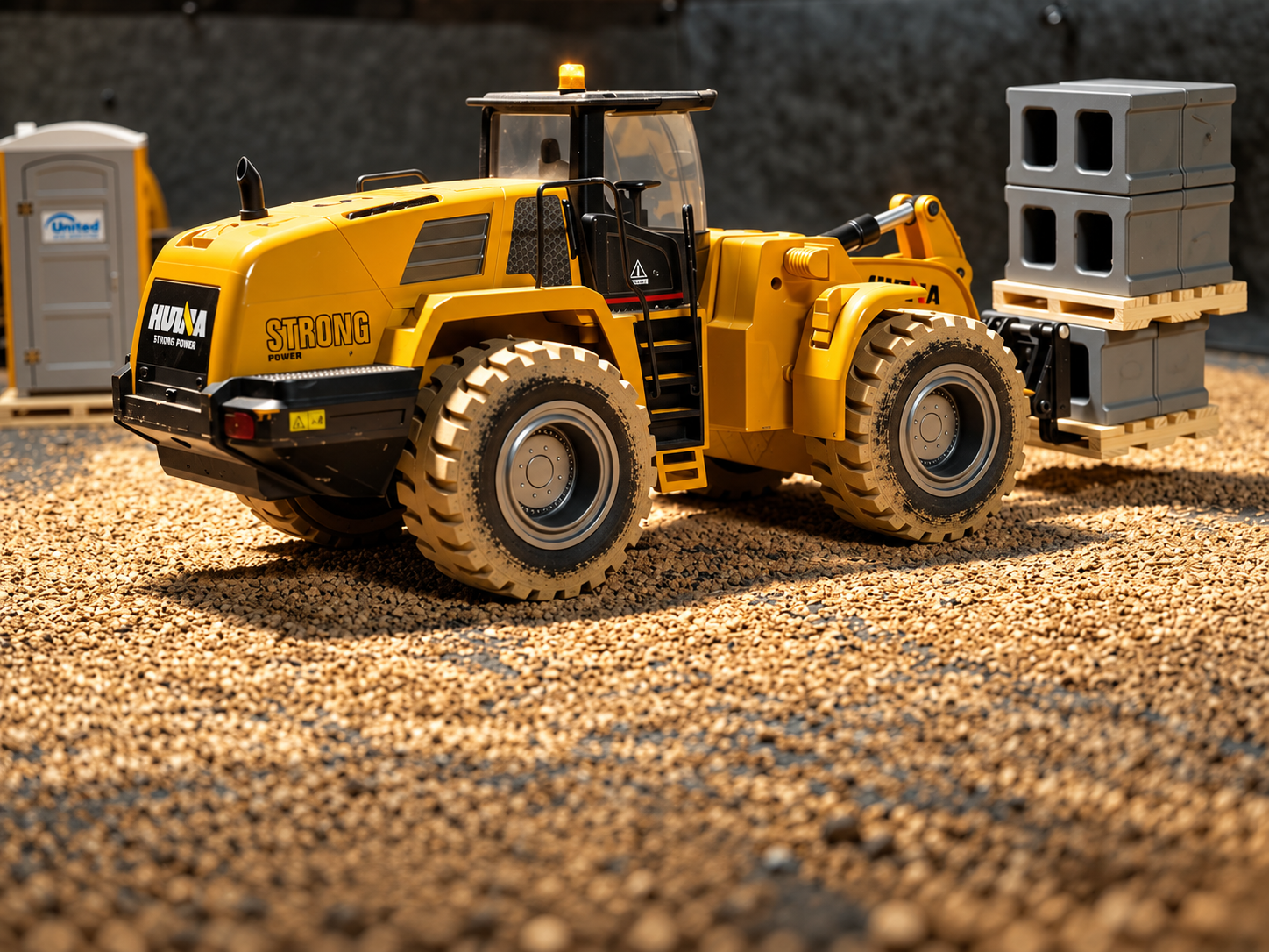 Golden Hour RC Wheel Loader
