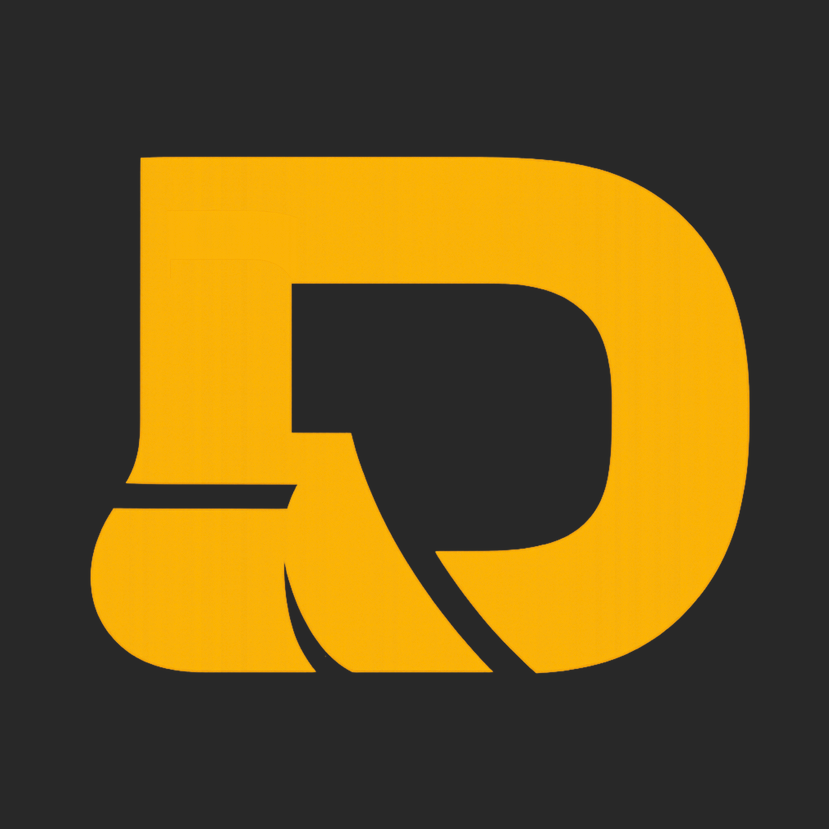 DirtLab D Icon (Dark Backgrounds)