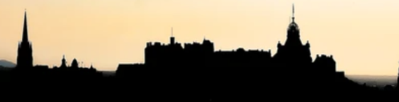 Edinburgh skyline silhouette