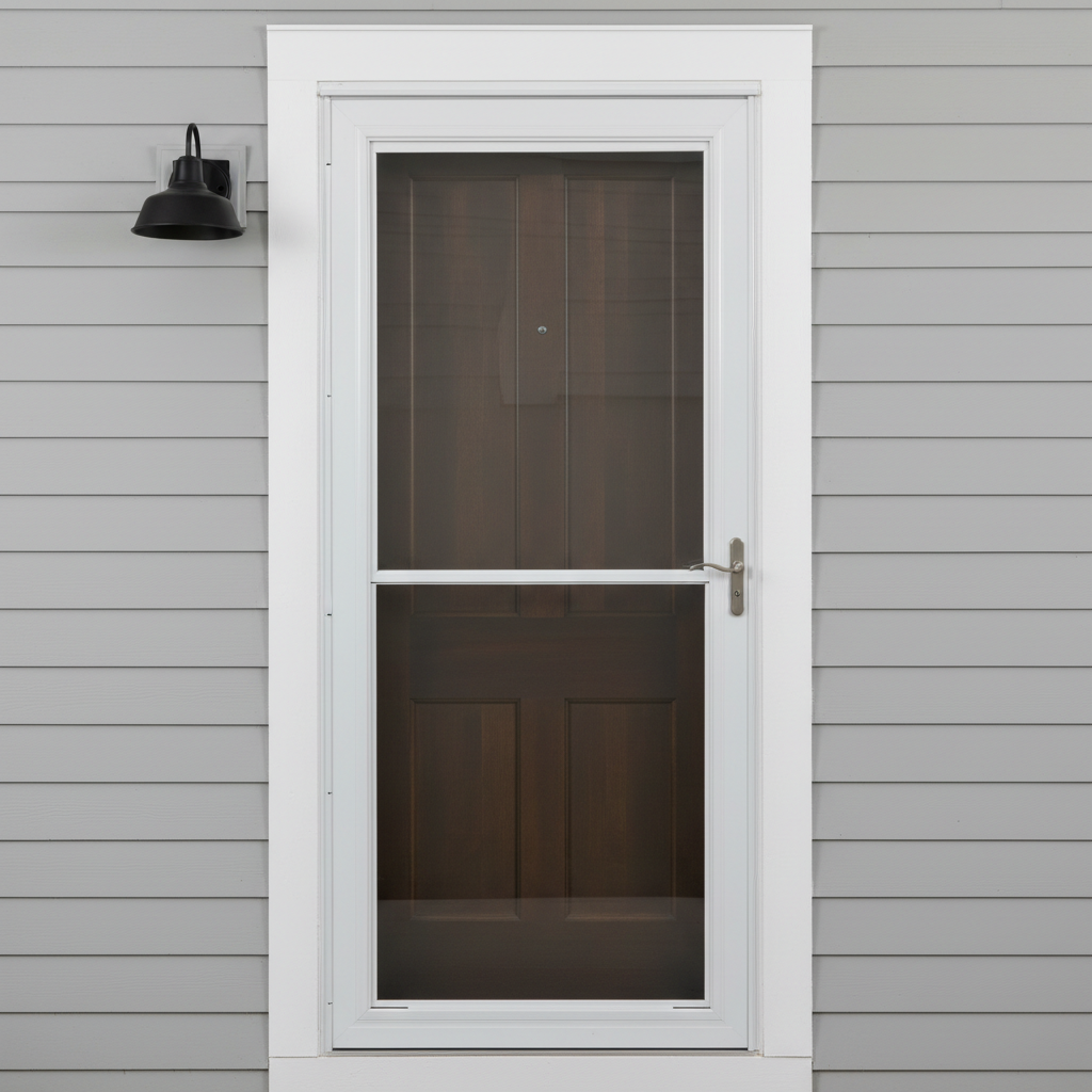 Single Storm Door