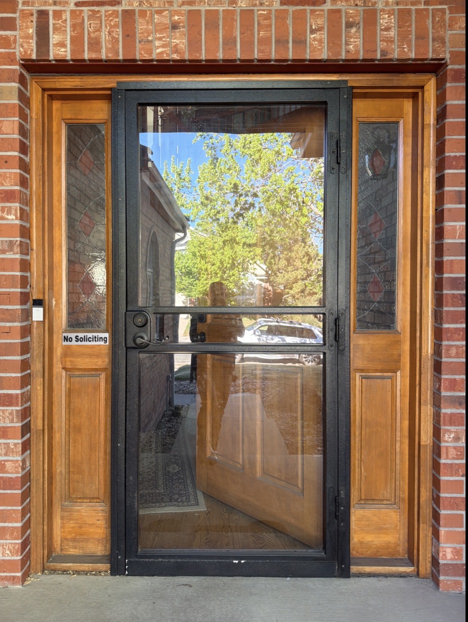 Entry with Sidelites Complete Makeover — before installation