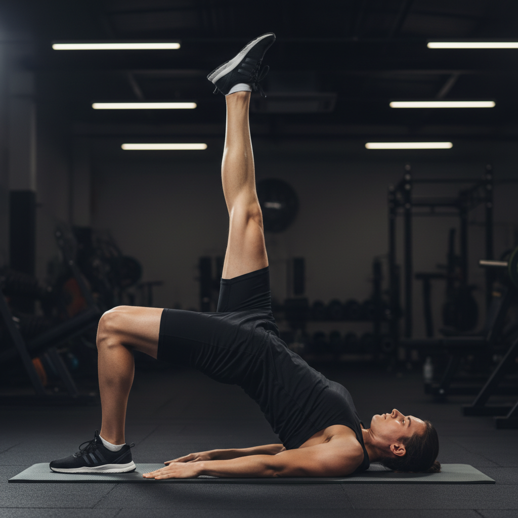 Single Leg Glute Bridge – Gluteus maximus und hintere Kette aktivieren