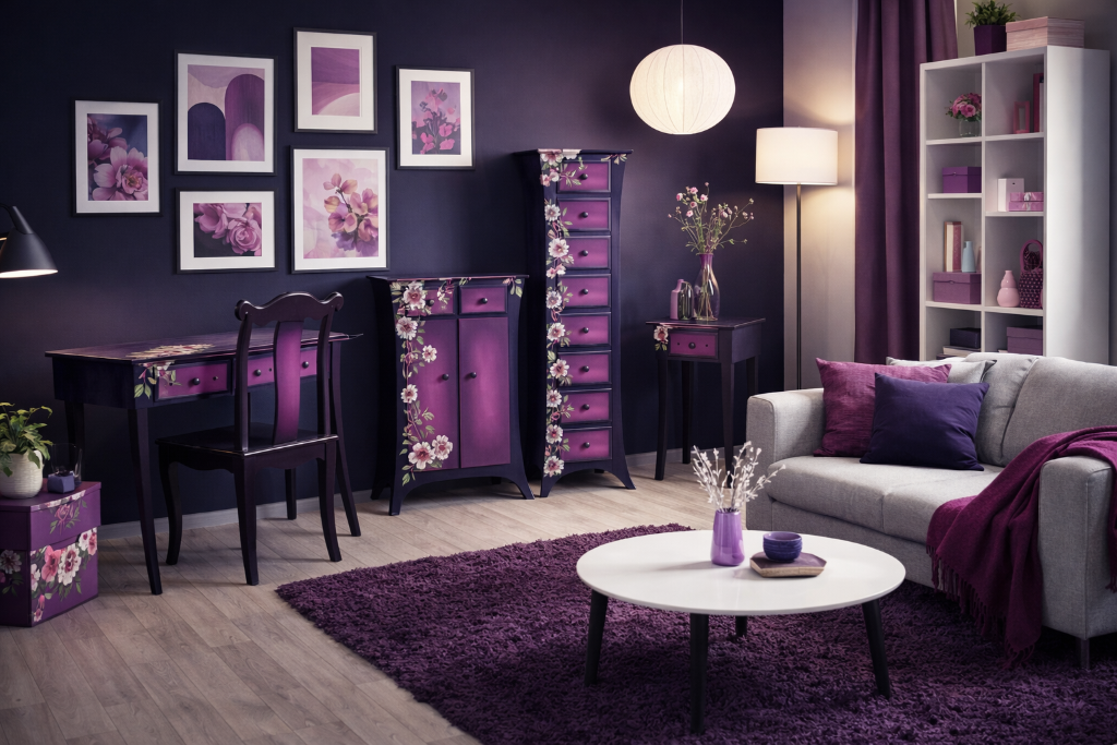 Ensemble Purple Blossom