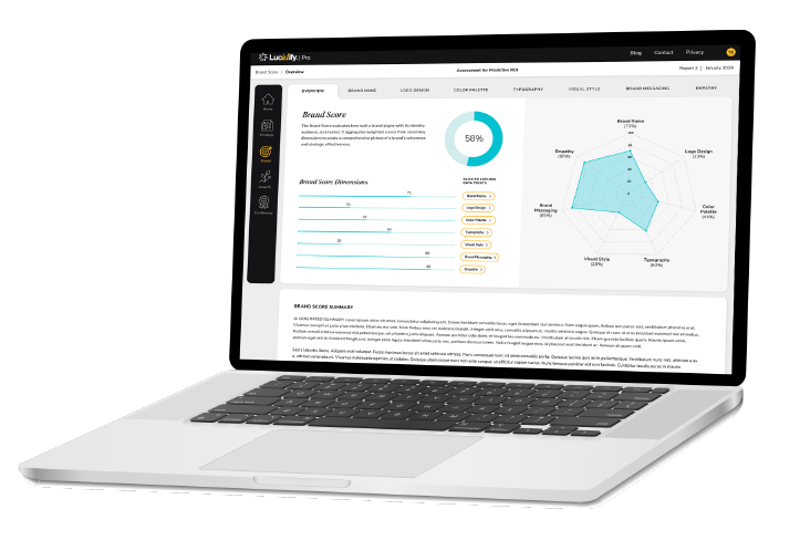 Lucidify dashboard