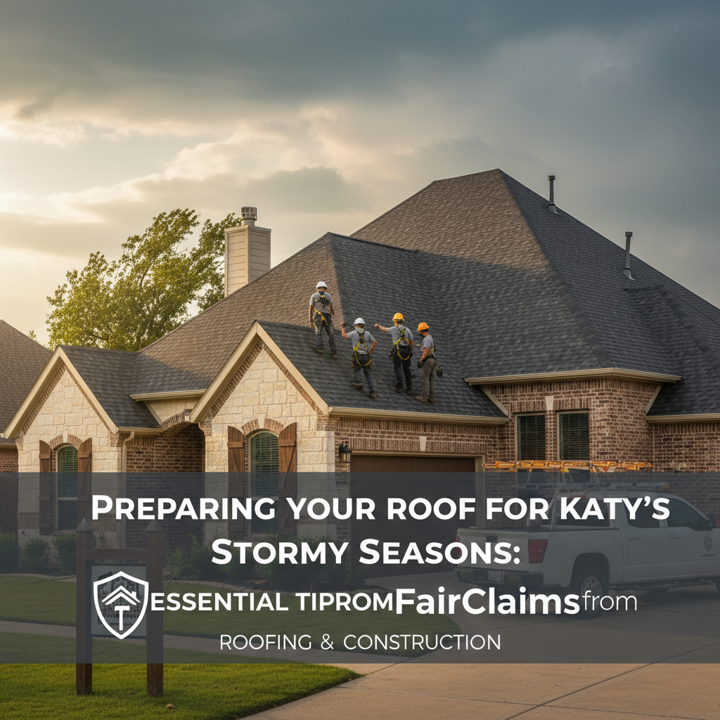 Preparing Your Roof for Katy's Stormy Seasons: Essential Tips from FairClaims Roofing & Construction