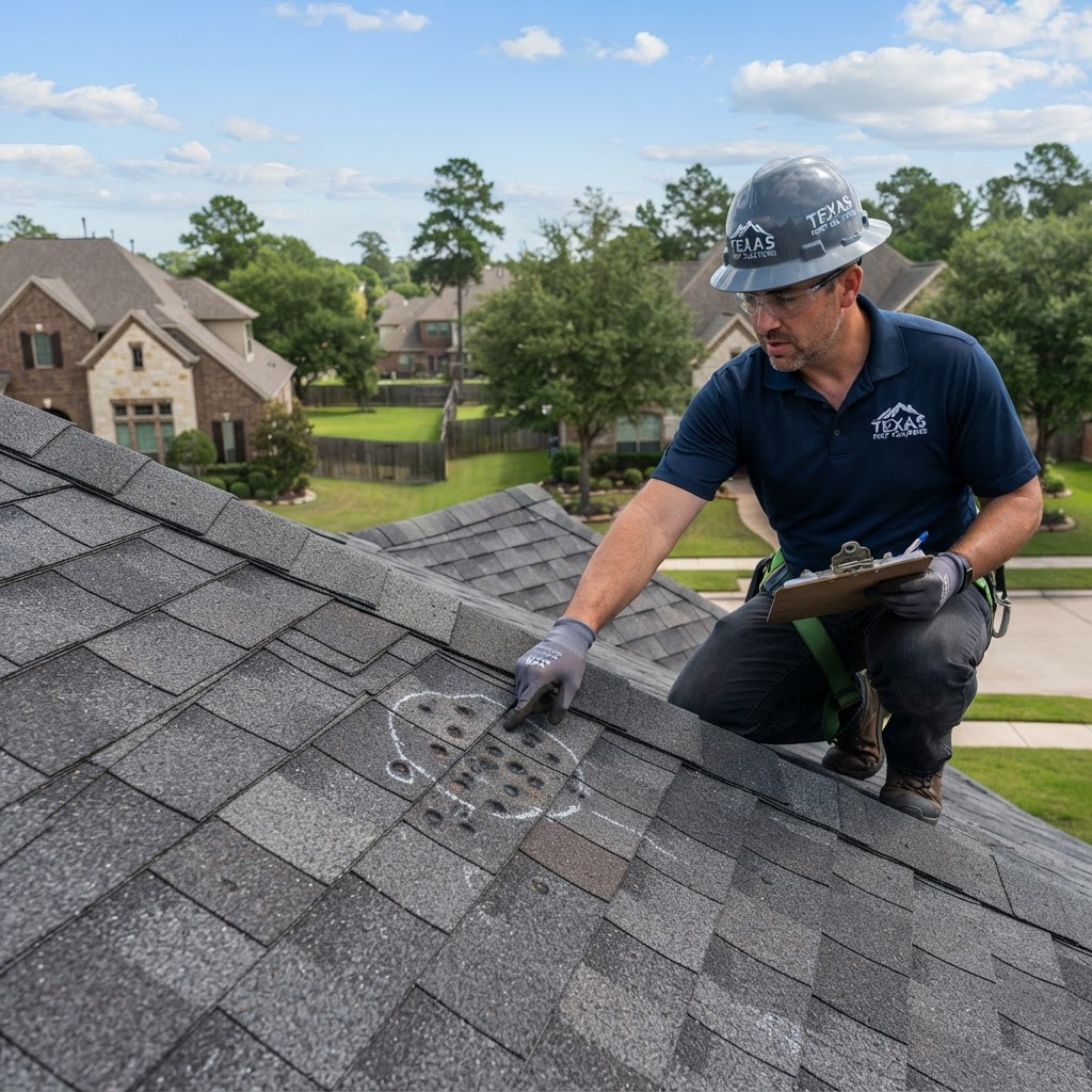 The 'My Roof Looks Fine' Myth: Why Tomball Homeowners Are Missing Hail Damage That's Already Voiding Their Insurance Coverage