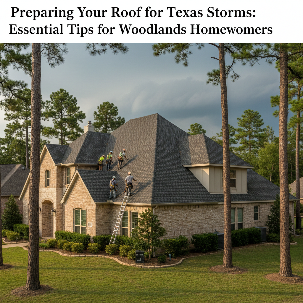 Preparing Your Roof for Texas Storms: Essential Tips for Woodlands Homeowners