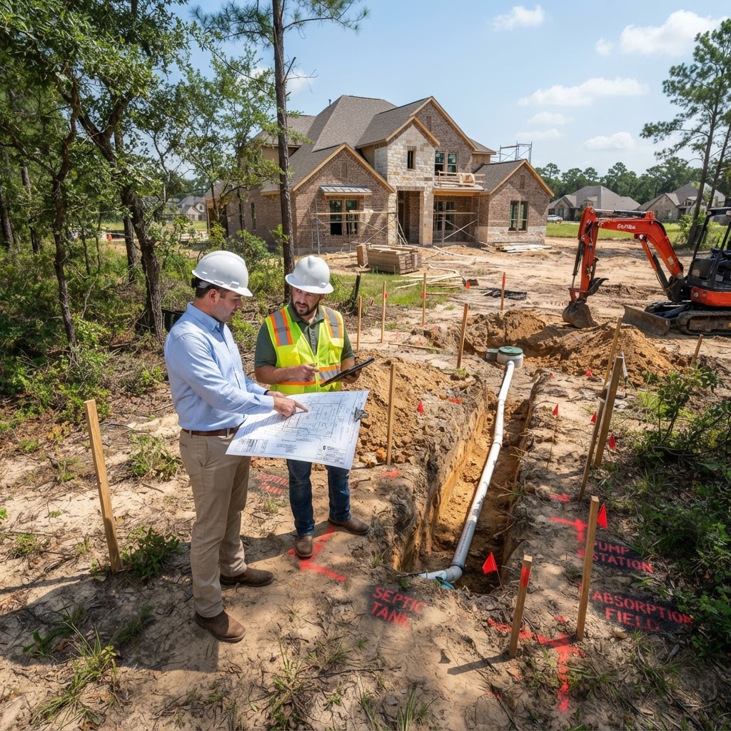 Building a New Home in the Houston Area: Planning Your Septic System