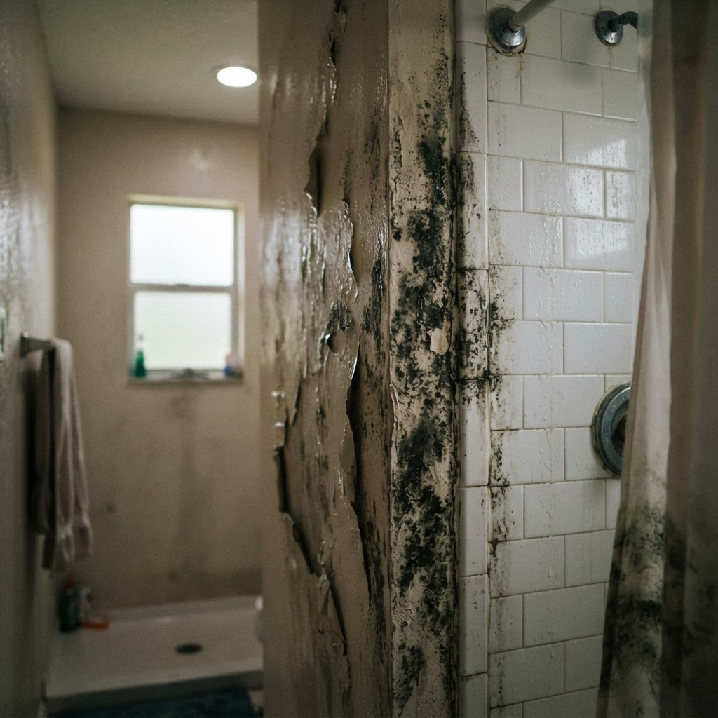 Before - Black Mold Removal — Coral Springs