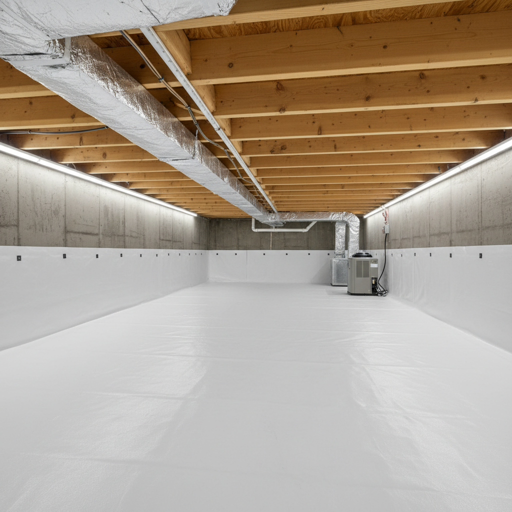 After - Crawl Space Encapsulation & Mold Removal