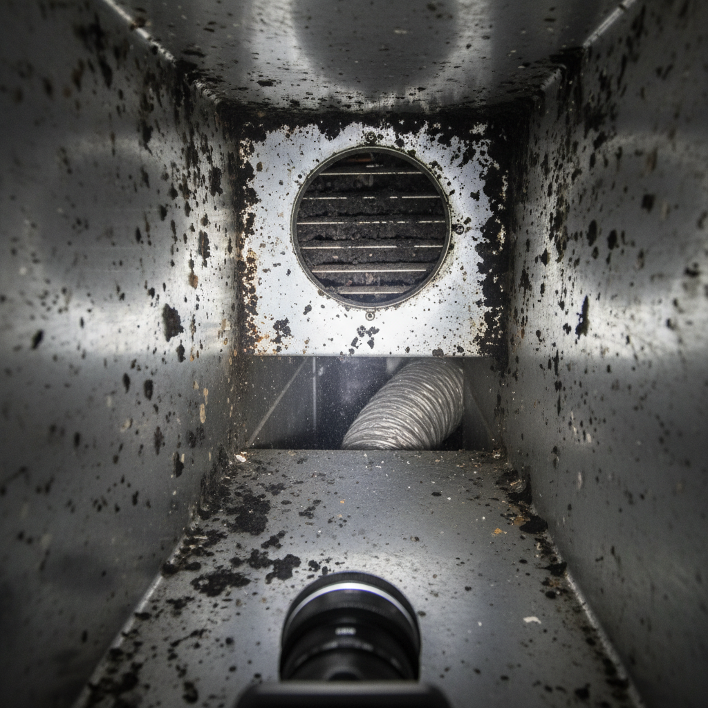 Before - HVAC Duct Mold Cleaning β Air Handler