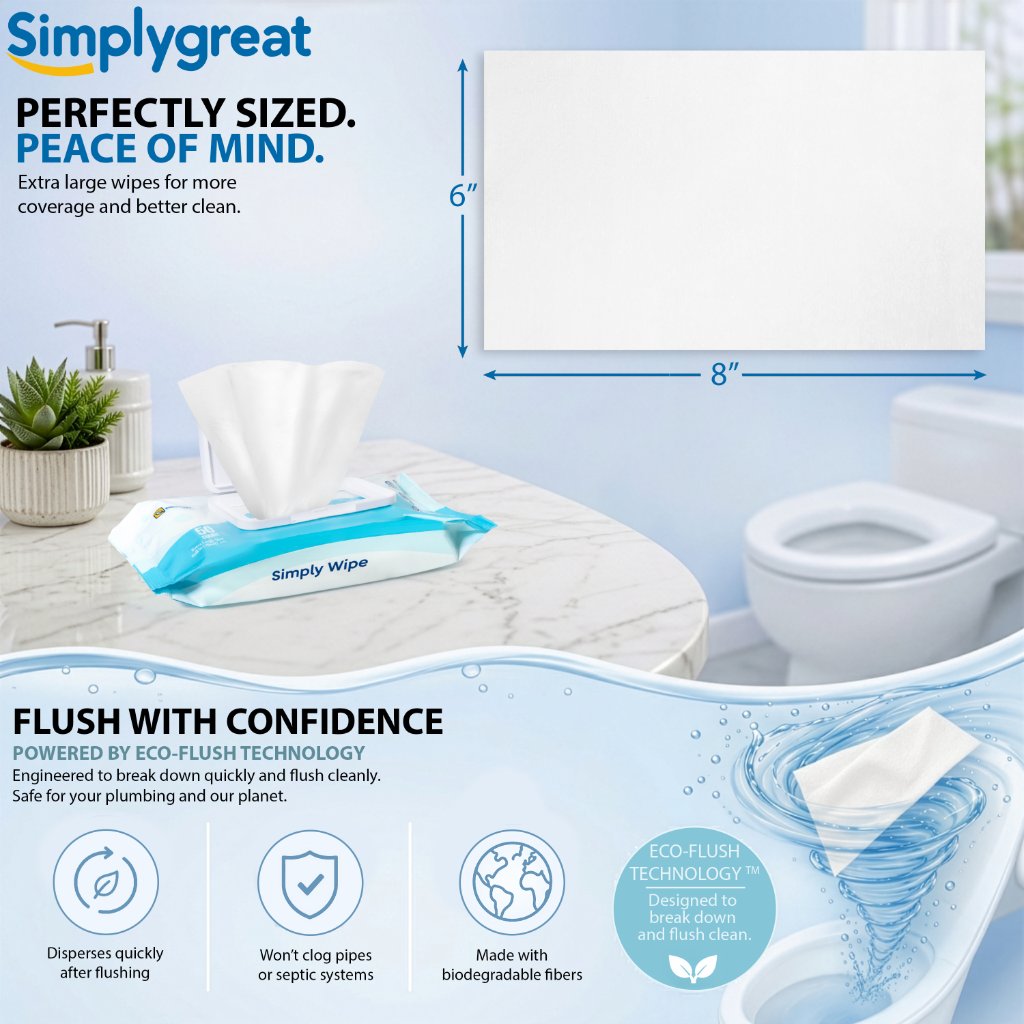 Flushable Wet Wipes thumbnail 3