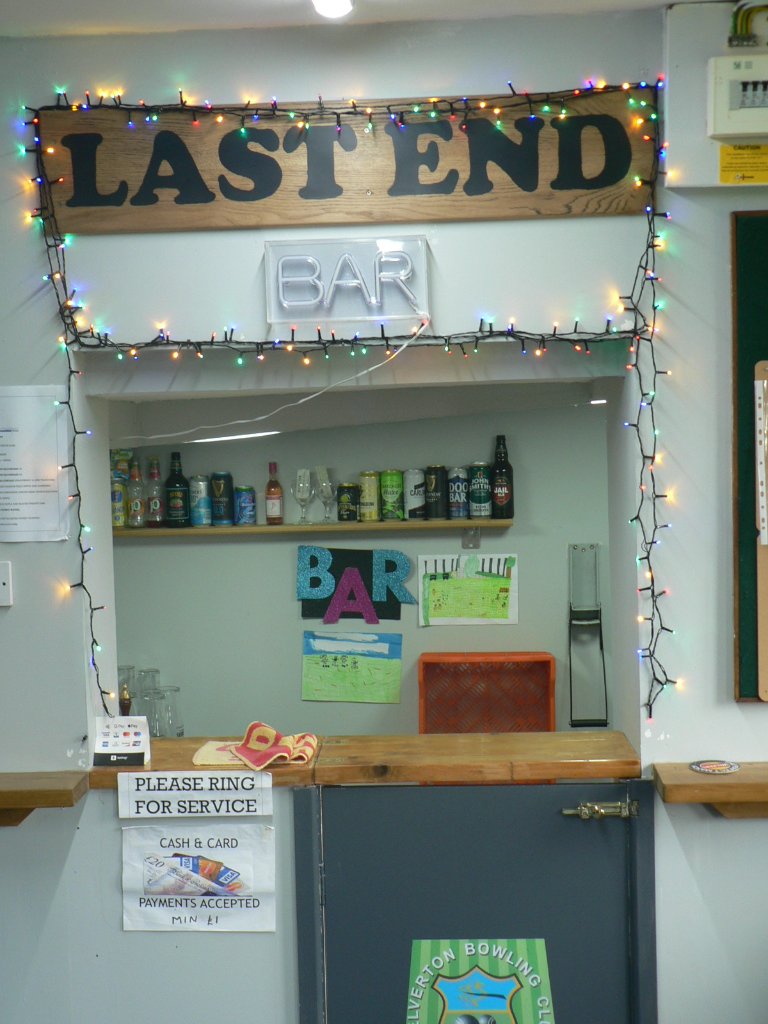 The Last End Bar at Yelverton Bowling Club
