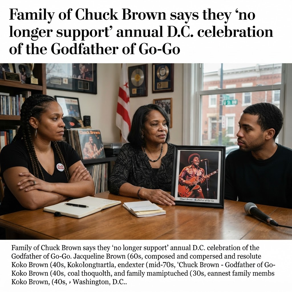 Family of Chuck Brown says they ‘no longer support’ annual D.C. celebration of the Godfather of Go-Go
