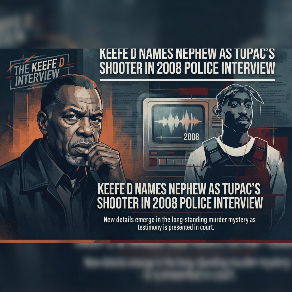 Keefe D named his nephew as Tupac’s shooter in 2008 police interview played at trial