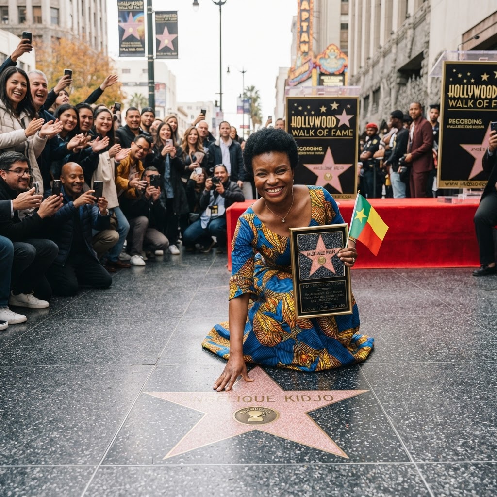Angélique Kidjo becomes first African musician to receive Hollywood Walk of Fame star