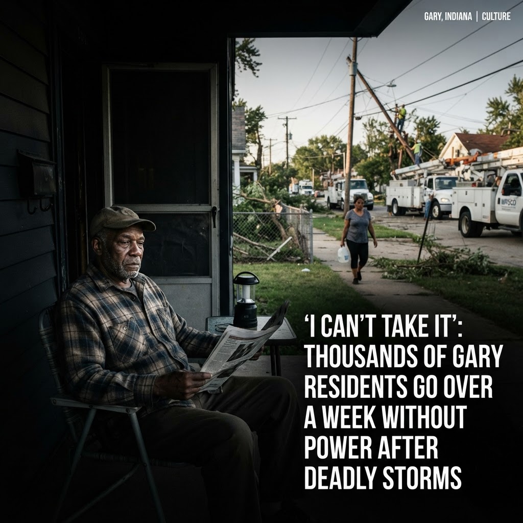 ‘I can’t take it’: Thousands of Gary residents go over a week without power after deadly storms