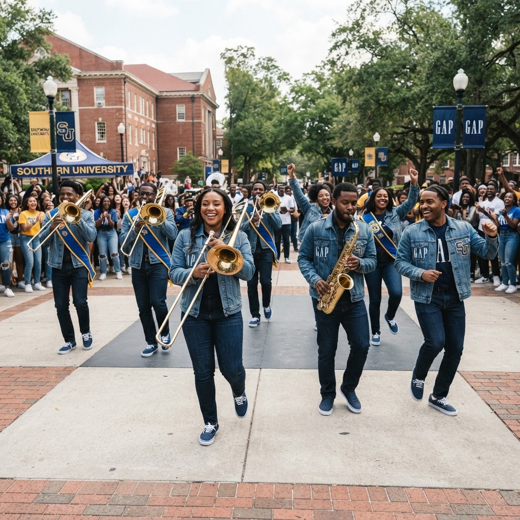 Southern University’s Human Jukebox takes center stage in Gap’s new denim campaign