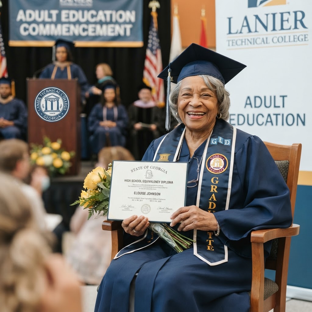‘I don’t quit’: 91-year-old Georgia woman earns GED after decades of regret