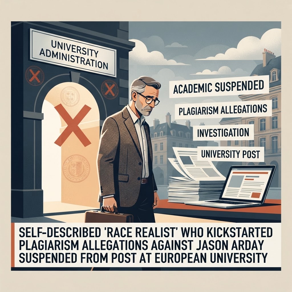 Self-described ‘race realist’ who kickstarted plagiarism allegations against Jason Arday suspended from post at European university