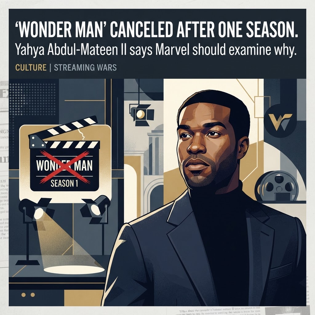 ‘Wonder Man’ was canceled after one season. Yahya Abdul-Mateen II says Marvel should examine why