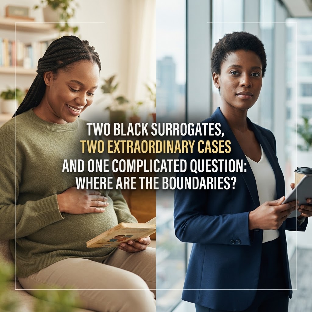 Two Black surrogates, two extraordinary cases and one complicated question: Where are the boundaries?