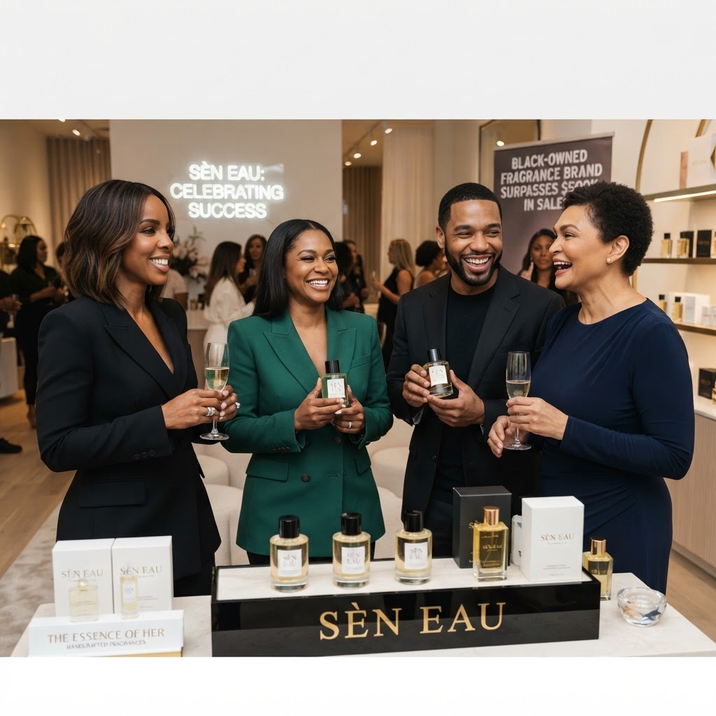 Kelly Rowland and Tina Knowles helped this Black-owned fragrance brand surpass $500K in sales
