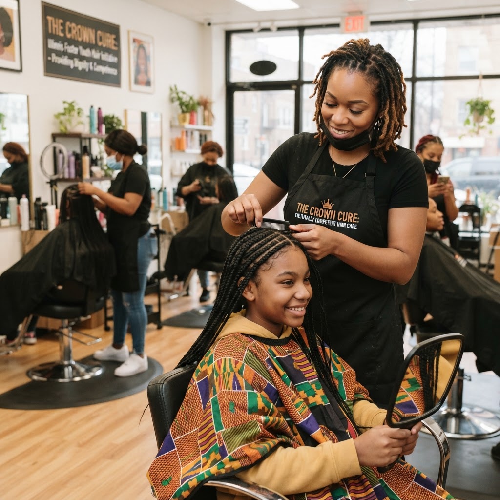 Illinois foster youth are getting culturally competent hair care—how one business is helping make it happen