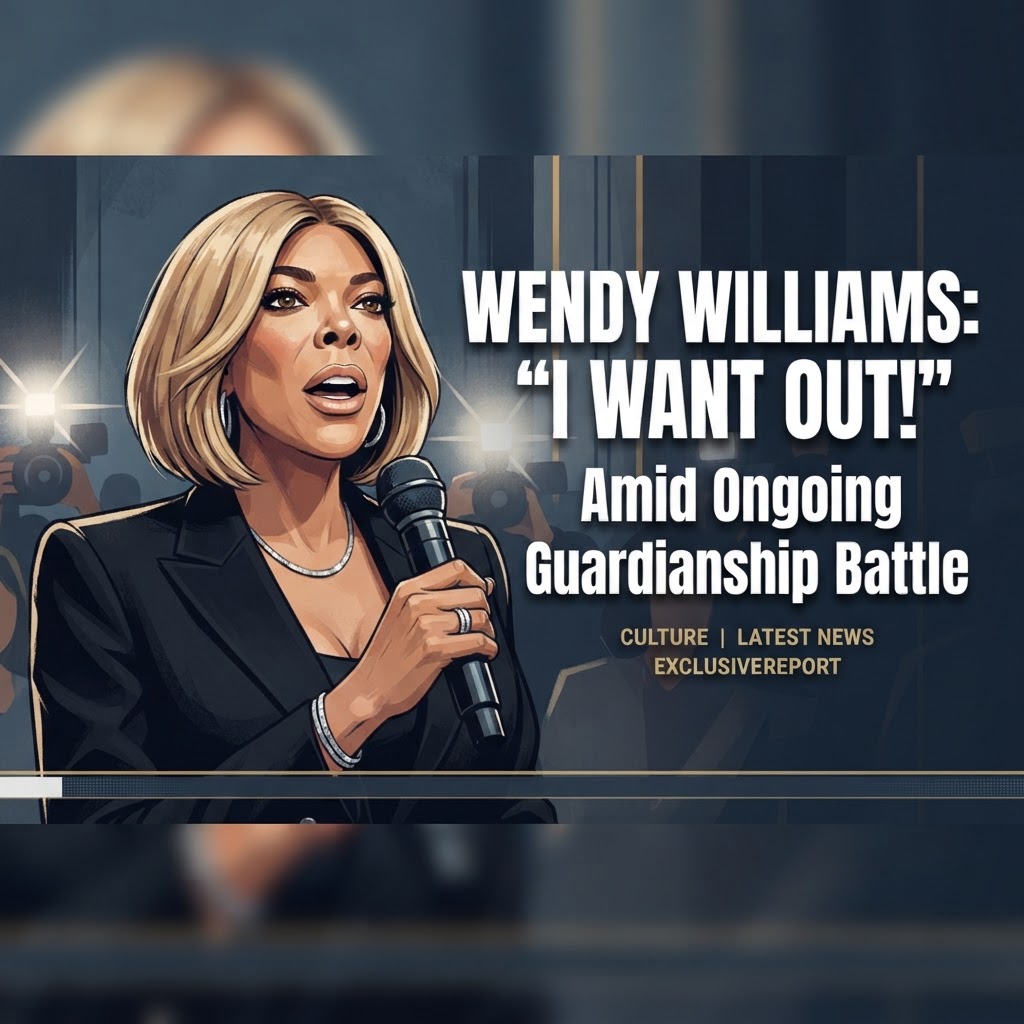 Wendy Williams says ‘I want out!’ during rare public appearance amid ongoing guardianship battle