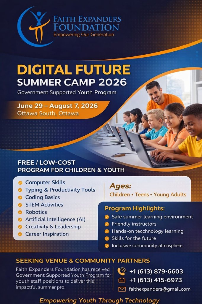 Digital Future Summer Camp 2026 — Government of Canada Approved