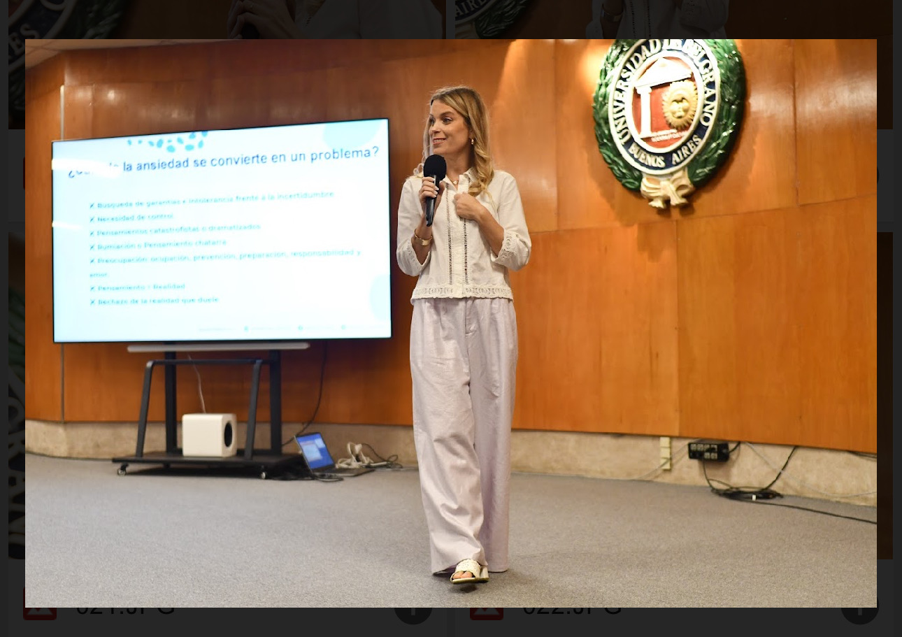 Conferencia: ¿Cuándo la ansiedad se convierte en un problema?