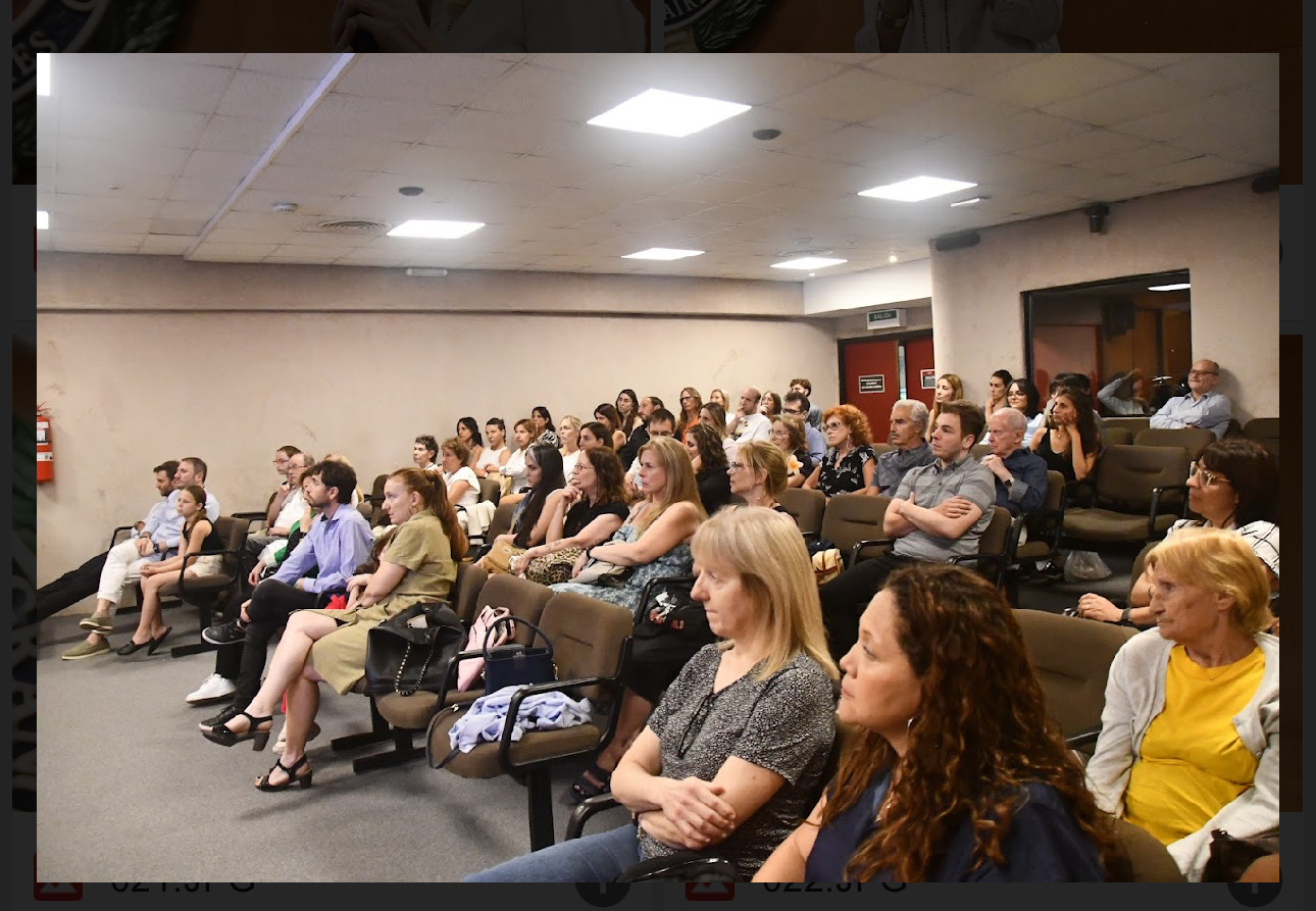 Audiencia en una conferencia de Jacqueline Lapidus