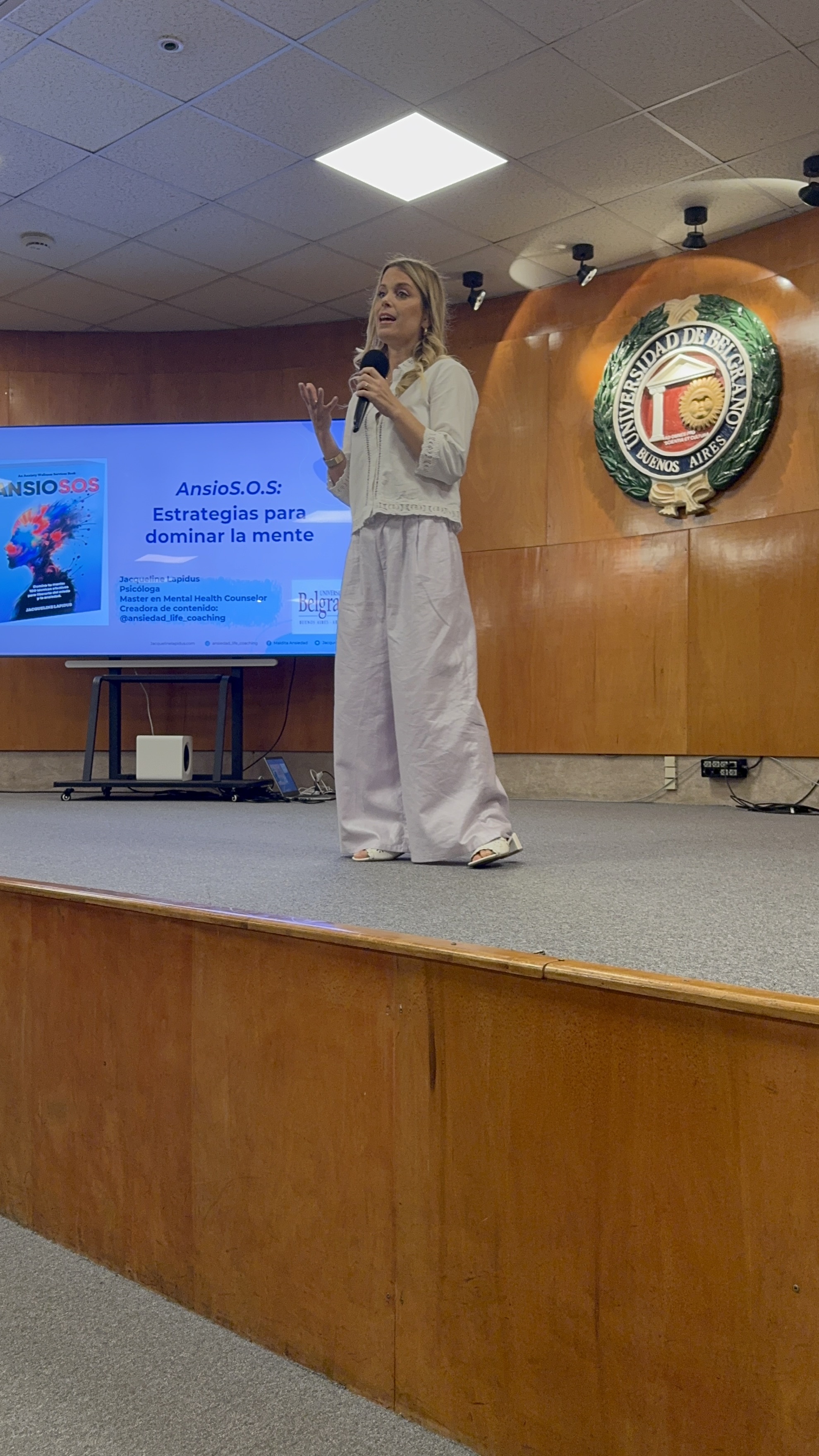 Conferencia en la Universidad de Belgrano