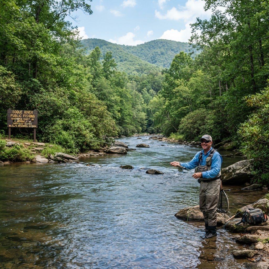 Soque River Public Fishing