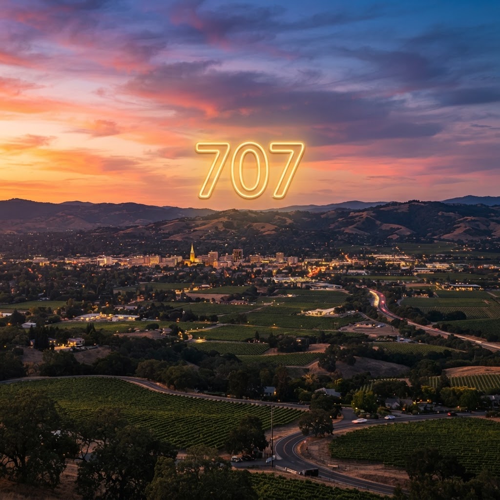 707 Area Code: Napa, Sonoma & Wine Country's Number