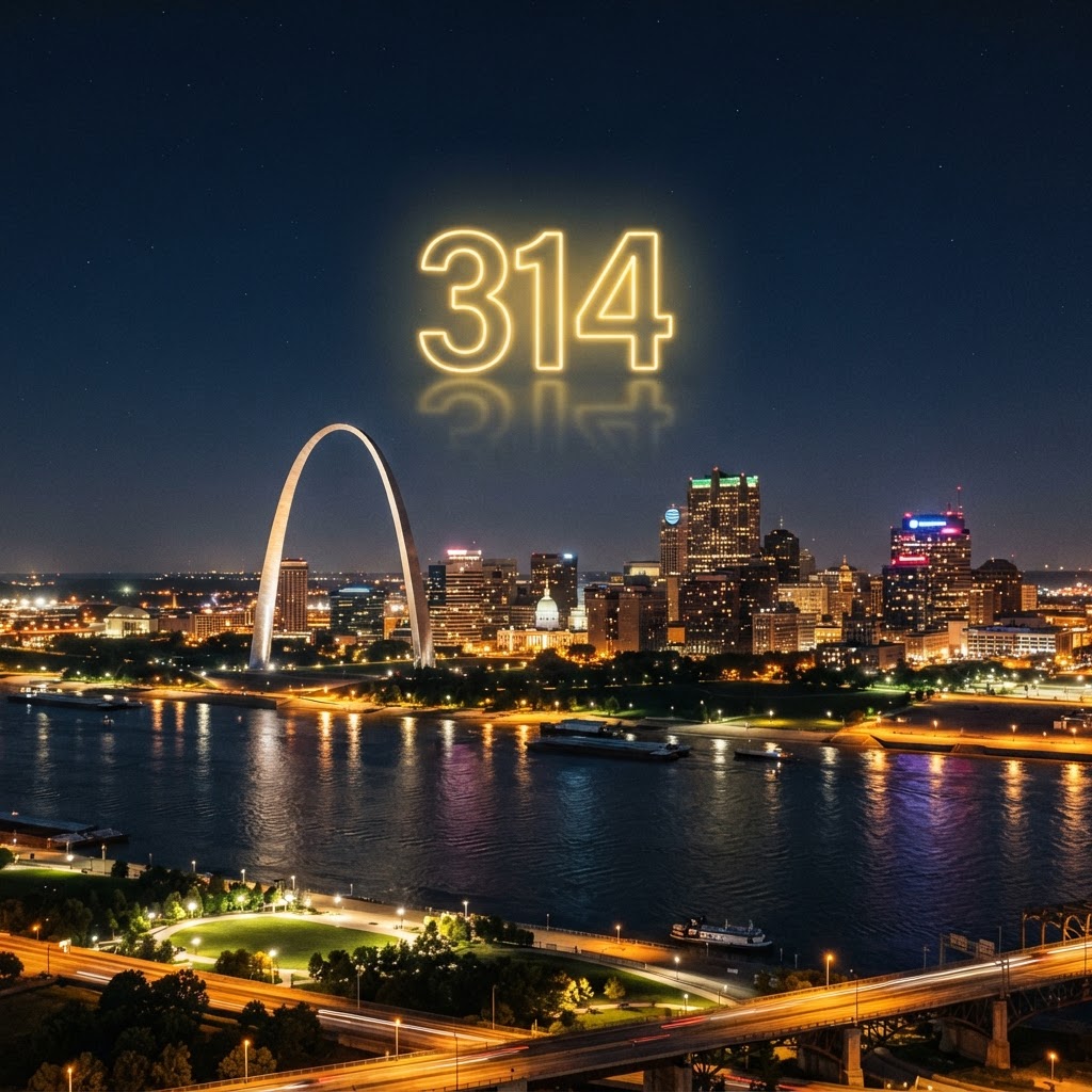 314 Area Code: St. Louis's Number by the Arch