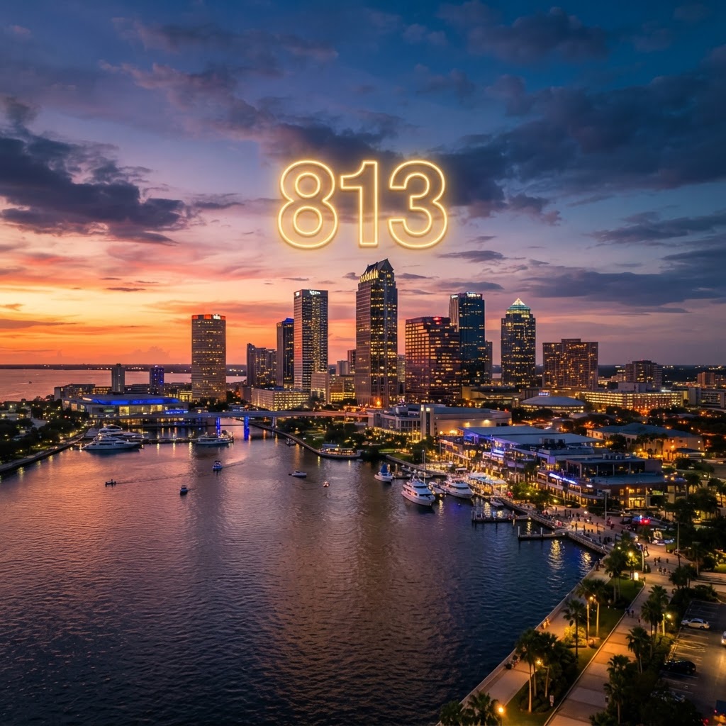 813 Area Code: Tampa's Number on Florida's Gulf Coast