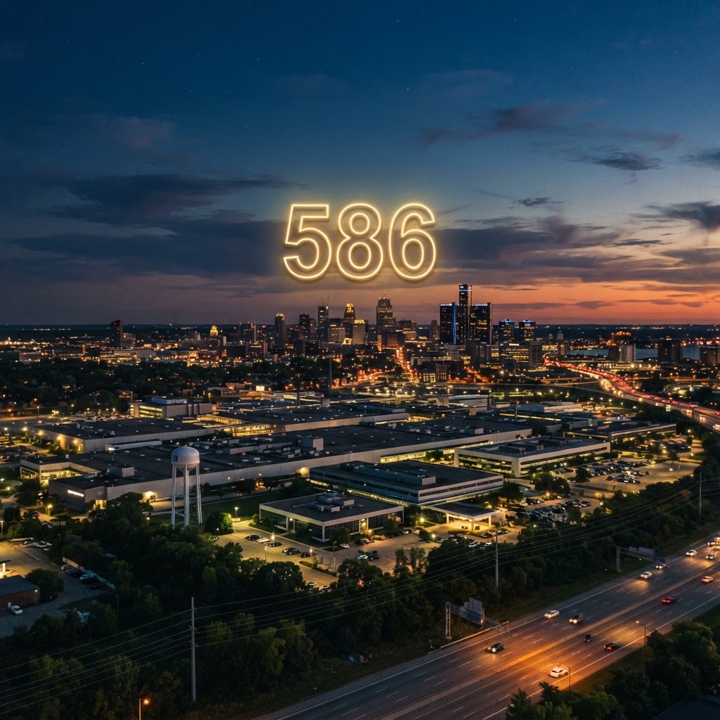 586 Area Code: Warren & Detroit's Automotive Suburbs