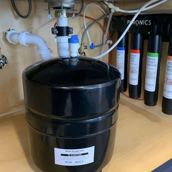 Under sink water filter