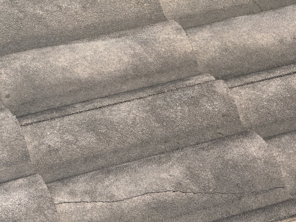 Tile roof damage