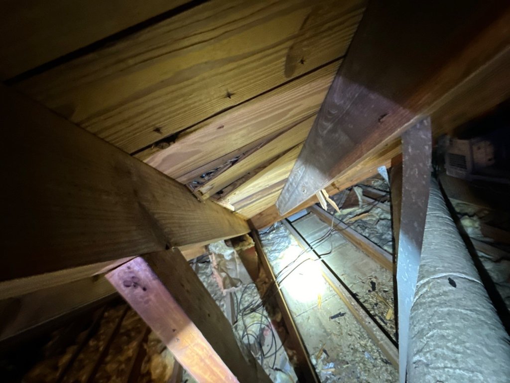 Deck damage