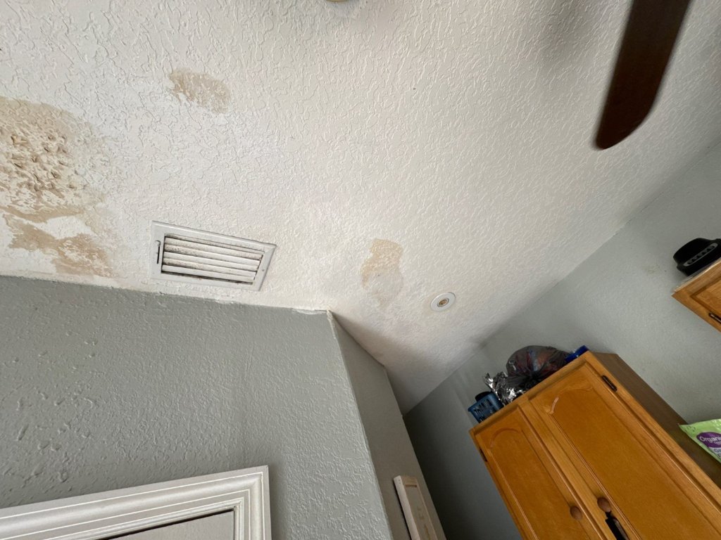 Ceiling stains