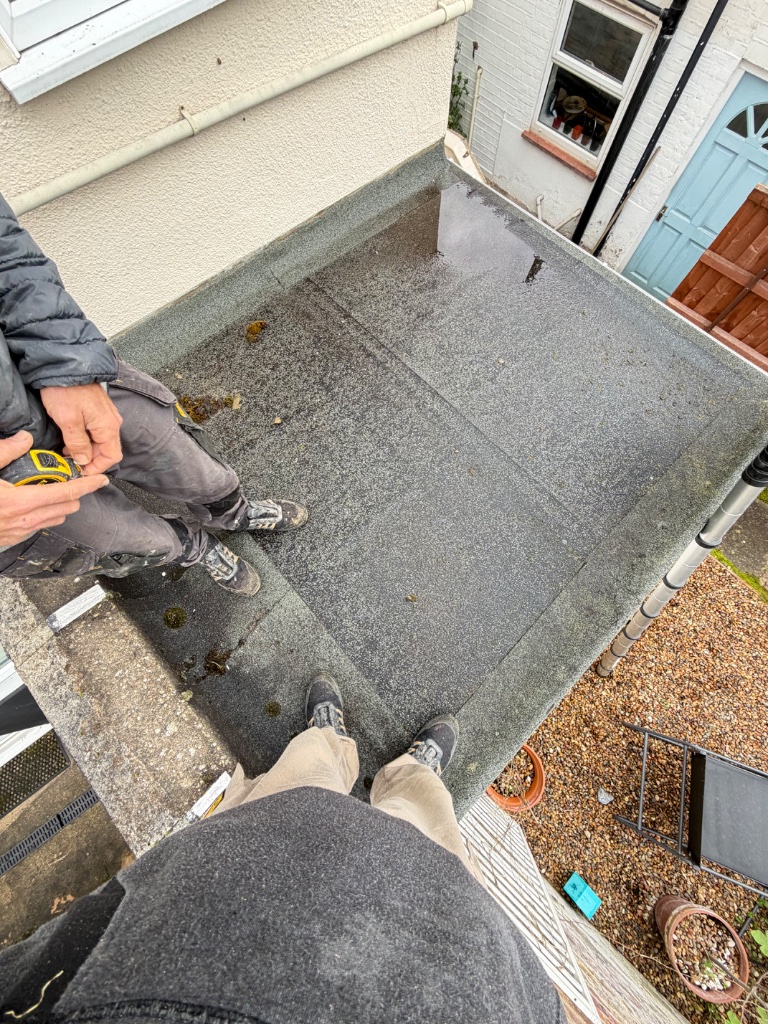 Roofing project by Adept Roofing Norfolk — before