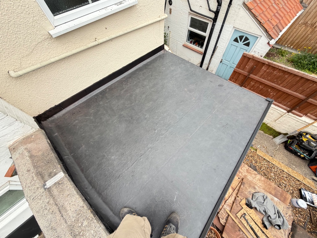 Roofing project completed by Adept Roofing Norfolk — after