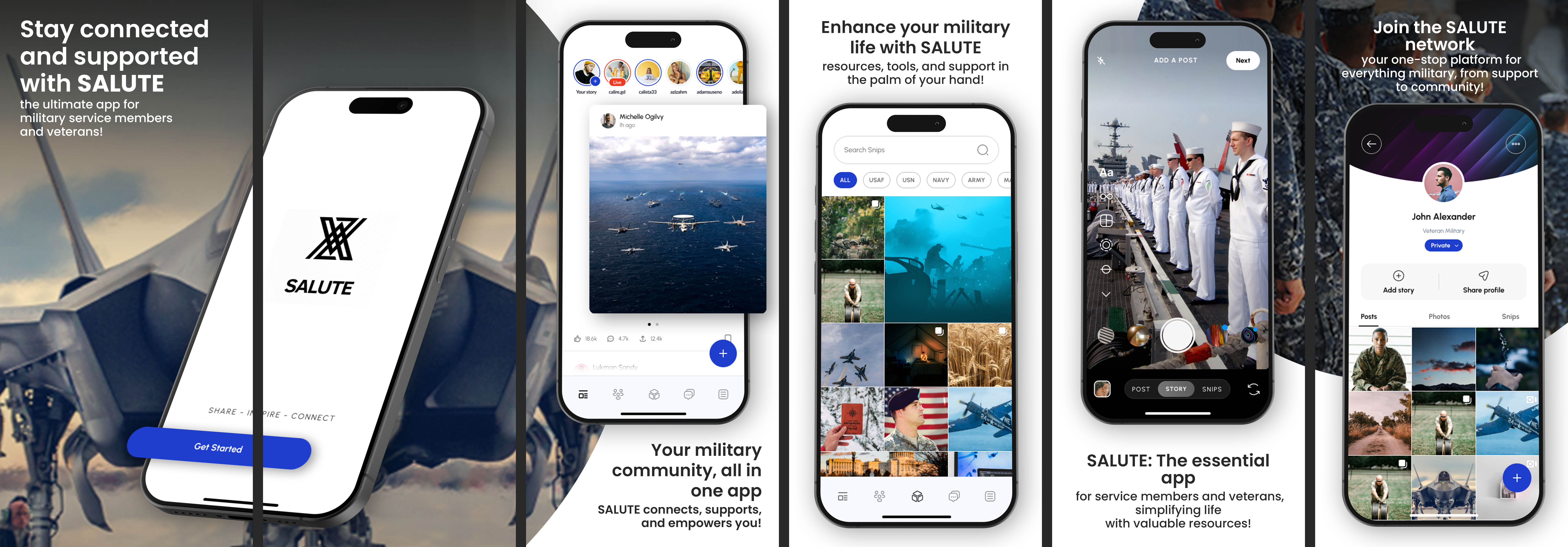 Salute template preview